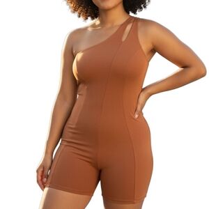 Victoria's Secret On Point One Shoulder Short Bodysuit | Size L